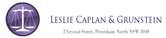 Leslie Caplan & Grunstein Logo